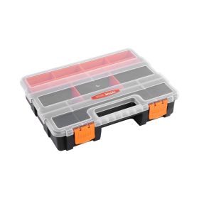 3-Pack Small Parts Organizer, 21 Compartments Tools Organizer Box with Removable Dividers