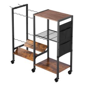 Fishing Rod Holder for 12-Rods, Mobile Fishing Pole Rack Cart with Wheels, Fish Gear Equipment Organizer for Garage Home Indoor Use