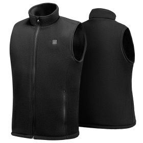 Heated Vest, Men Electric Heating Vest with 16000 mAh Battery Pack, 6 Heating Zones Lightweight Rechargeable Winter-Vest with 3 Levels (Default: Default)
