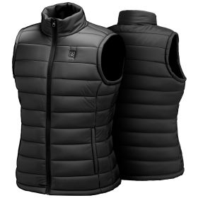 Heated Vest, Men Electric Heating Vest with 16000 mAh Battery Pack, 8 Heating Zones Lightweight Rechargeable Winter-Vest with 3 Levels (Default: Default)