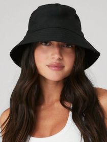 Sun Hats for Men Women Bucket Hats UPF 50+ Foldable UV Protection Hiking Beach Fishing Summer Bucket Hat (Color: black)